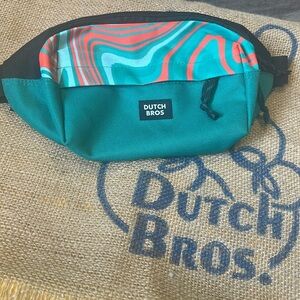 ✌️Dutch Bros Coffee Fanny Pack Adjustable Zipper
